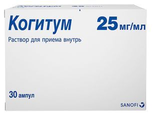 Когитум 250мг 10мл 30 шт. раствор оральный Когитум 250мг 10мл 30 шт. раствор оральный
