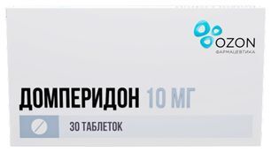 Домперидон 10мг 30 шт. таблетки покрытые пленочной оболочкой Озон Домперидон 10мг 30 шт. таблетки покрытые пленочной оболочкой Озон