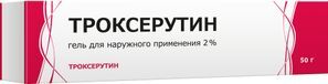 Троксерутин 2% гель для наружного применения 50г Тульская Фф Троксерутин 2% гель для наружного применения 50г Тульская Фф