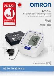 Омрон тонометр автоматический m2 plus с адаптером и универсальной манжетой (арт.hem-7127-aru) Омрон тонометр автоматический m2 plus с адаптером и универсальной манжетой (арт.hem-7127-aru)