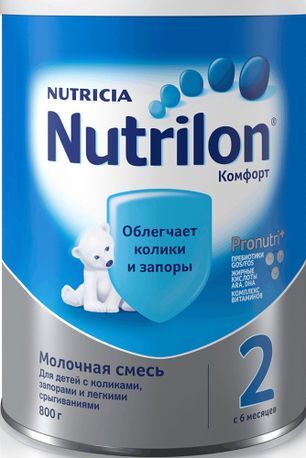 Нутриция Нутрилон Комфорт 2 смесь молочная 800г Нутриция Нутрилон Комфорт 2 смесь молочная 800г