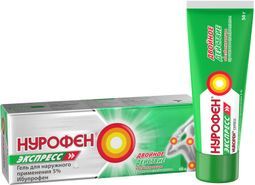 Нурофен Экспресс 5% 50г гель для наружного применения Нурофен Экспресс 5% 50г гель для наружного применения