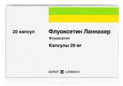 Флуоксетин ланнахер 20мг 20 шт. капсулы Флуоксетин ланнахер 20мг 20 шт. капсулы