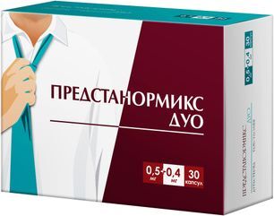Предстанормикс дуо 0,5мг+0,4мг 30 шт. капсулы с модифицированным высвобождением