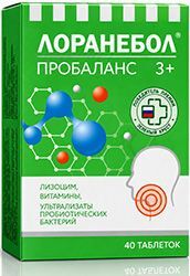 Лоранебол пробаланс таблетки 40 шт. Лоранебол пробаланс таблетки 40 шт.