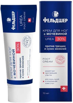 Фельдшер крем для ног п/трещин/сухих мозолей с мочевиной 30% 70мл