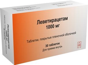Леветирацетам 1000мг 30 шт. таблетки покрытые пленочной оболочкой Макиз-Фарма/ Леветирацетам 1000мг 30 шт. таблетки покрытые пленочной оболочкой Макиз-Фарма/