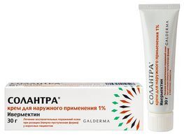 Солантра 1% 30г крем для наружного применения Солантра 1% 30г крем для наружного применения