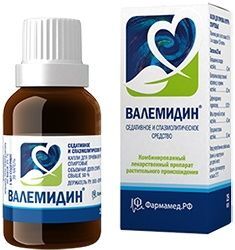 Валемидин 25мл капли для приема внутрь