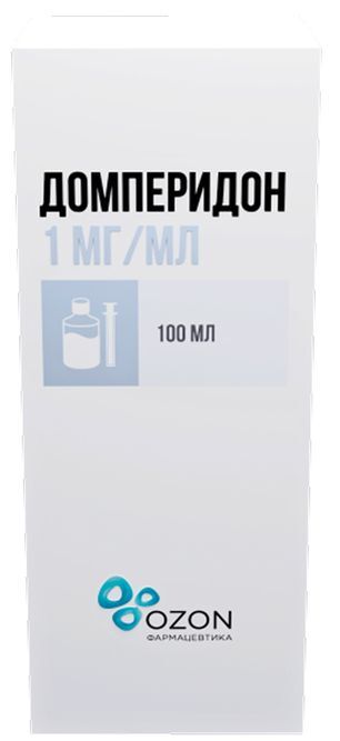 Домперидон 1мг/мл 100мл суспензия для приема внутрь Домперидон 1мг/мл 100мл суспензия для приема внутрь