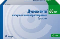 Дулоксента 60мг 28 шт. капсулы кишечнорастворимые Крка, д.д., Ново место Дулоксента 60мг 28 шт. капсулы кишечнорастворимые Крка, д.д., Ново место