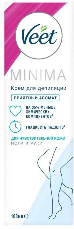 Вит крем для депиляции для чувствительной кожи 100мл, фото №2