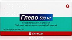 Глево 500мг 10 шт. таблетки покрытые пленочной оболочкой Гленмарк