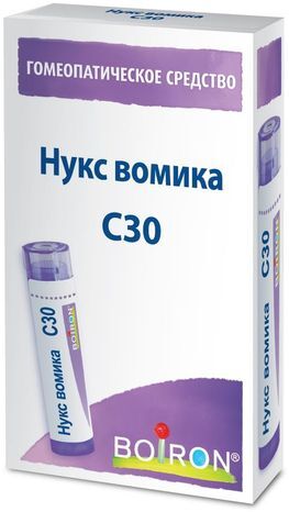 Нукс Вомика С30 4г гранулы гомеопатические Нукс Вомика С30 4г гранулы гомеопатические