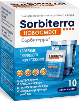 Сорбитерра Новосмект порошок саше-пакет 3,26г 10 шт. Сорбитерра Новосмект порошок саше-пакет 3,26г 10 шт.