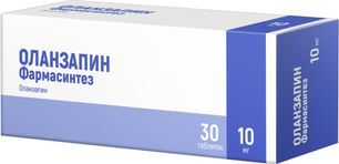 Оланзапин фармасинтез 10мг 30 шт. таблетки