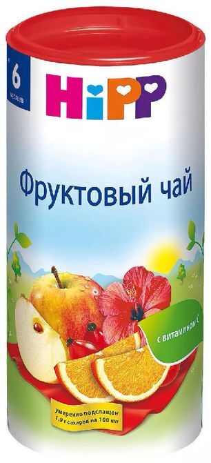 Хипп чай детский Фруктовый 6+ 200г Хипп чай детский Фруктовый 6+ 200г