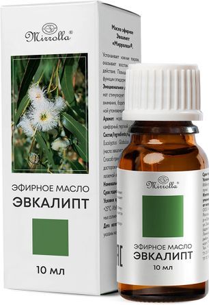 Мирролла масло эфирное Эвкалипт 10мл Мирролла Мирролла масло эфирное Эвкалипт 10мл Мирролла