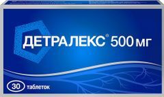 Детралекс 500мг 30 шт. таблетки покрытые пленочной оболочкой Детралекс 500мг 30 шт. таблетки покрытые пленочной оболочкой