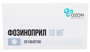 Фозиноприл 10мг 28 шт. таблетки Озон Фозиноприл 10мг 28 шт. таблетки Озон