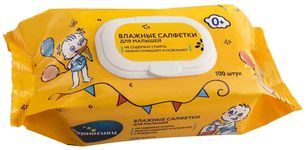 Курносики салфетки влажные для малышей 40017 0+ 100 шт. Мир Детства Курносики салфетки влажные для малышей 40017 0+ 100 шт. Мир Детства