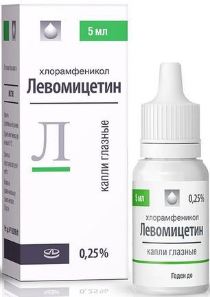 Левомицетин 0,25% 5мл капли глазные Лекко Левомицетин 0,25% 5мл капли глазные Лекко