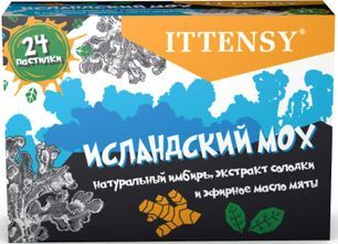 Иттенси Исландский Мох пастилки 24 шт. Иттенси Исландский Мох пастилки 24 шт.