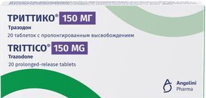 Триттико 150мг 20 шт. таблетки с пролонгированным высвобождением