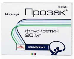 Прозак 20мг 14 шт. капсулы Прозак 20мг 14 шт. капсулы