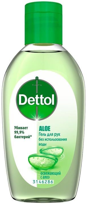 Деттол гель для рук антибактериальный с Алоэ 50мл