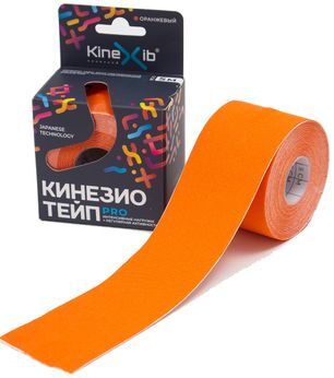 Кинексиб про кинезио-тейп бинт 5смх5м оранжевый