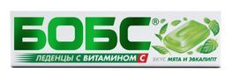 Бобс леденцы мята с эвкалиптом 35г