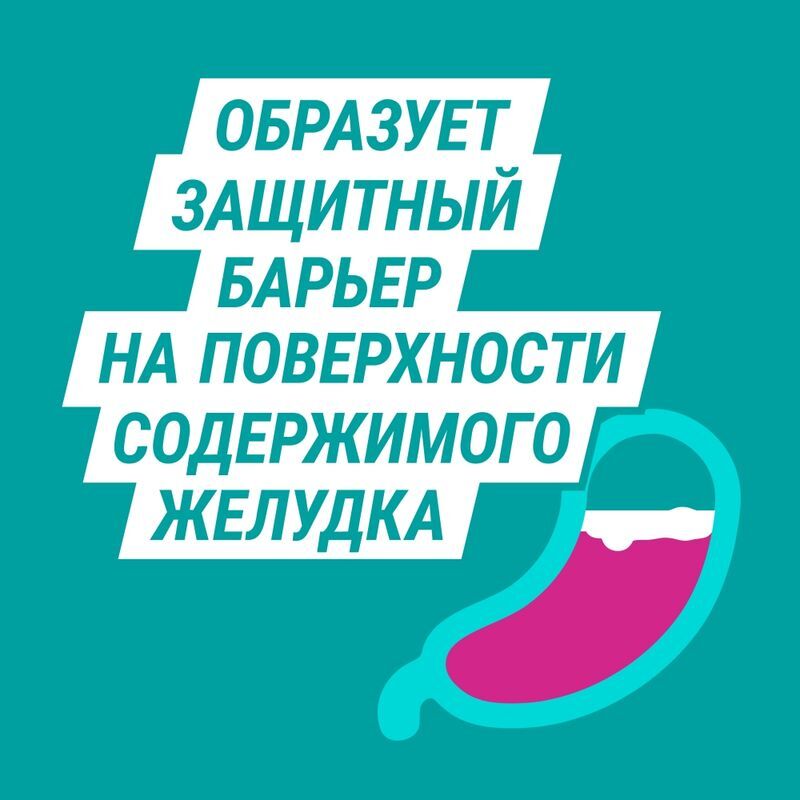 Гевискон 48 шт. таблетки жевательные Мята, фото №3