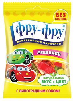 Фру-фру мармелад жевательный машинки 30г