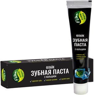 Флайк зубная паста с кальцием Лайм-Мята 100г Флайк зубная паста с кальцием Лайм-Мята 100г