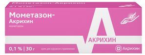 Мометазон-Акрихин 0,1% 30г крем для наружного применения Акрихин