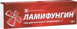 Ламифунгин 1% 15г гель для наружного применения Татхимфармпрепараты Оао Ламифунгин 1% 15г гель для наружного применения Татхимфармпрепараты Оао