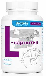 Биотела л-карнитин капсулы 120 шт. Биотела л-карнитин капсулы 120 шт.