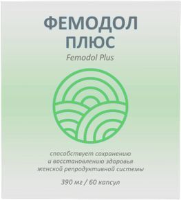 Фемодол Плюс капсулы массой 390мг 60 шт. Фемодол Плюс капсулы массой 390мг 60 шт.