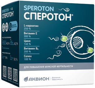 Сперотон порошок для приготовления раствора для приема внутрь 30 шт. Сперотон порошок для приготовления раствора для приема внутрь 30 шт.