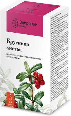 Брусника листья 1,5г 20 шт. фильтр-пакет Брусника листья 1,5г 20 шт. фильтр-пакет