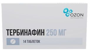 Тербинафин 250мг 14 шт. таблетки Тербинафин 250мг 14 шт. таблетки