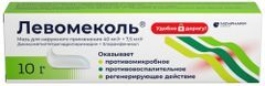 Левомеколь 40мг/г+7,5мг/г 10г мазь для наружного применения Левомеколь 40мг/г+7,5мг/г 10г мазь для наружного применения