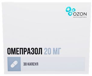 Омепразол 20мг 30 шт. капсулы кишечнорастворимые /Новосибхимфарм Омепразол 20мг 30 шт. капсулы кишечнорастворимые /Новосибхимфарм