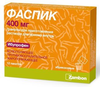 Фаспик 400мг 3г 12 Шт. Гранулы Для Приготовления Раствора Для.
