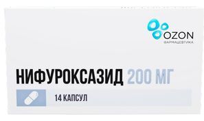 Нифуроксазид 200мг 14 шт. капсулы Нифуроксазид 200мг 14 шт. капсулы