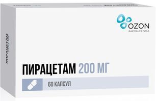 Пирацетам 200мг 60 шт. капсулы
