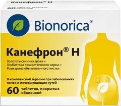 Канефрон Н 60 шт. таблетки покрытые оболочкой Канефрон Н 60 шт. таблетки покрытые оболочкой
