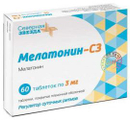 Мелатонин-Сз 3мг 60 шт. таблетки покрытые пленочной оболочкой