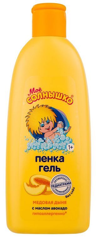 Мое Солнышко пенка-гель для детей Медовая дыня 400мл Аванта Мое Солнышко пенка-гель для детей Медовая дыня 400мл Аванта